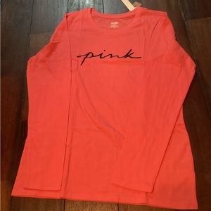 VS PINK LONG SLEEVE TEE